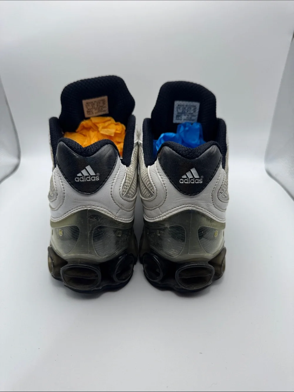 Adidas Bounce Y2K White Silver Sneakers Men’s Size 9 Running Shoes 676679 2008
